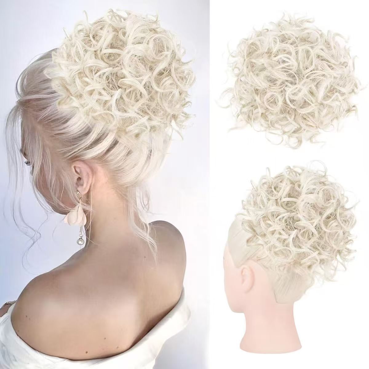 Curly Drawstring Ponytail Extension - product view 5