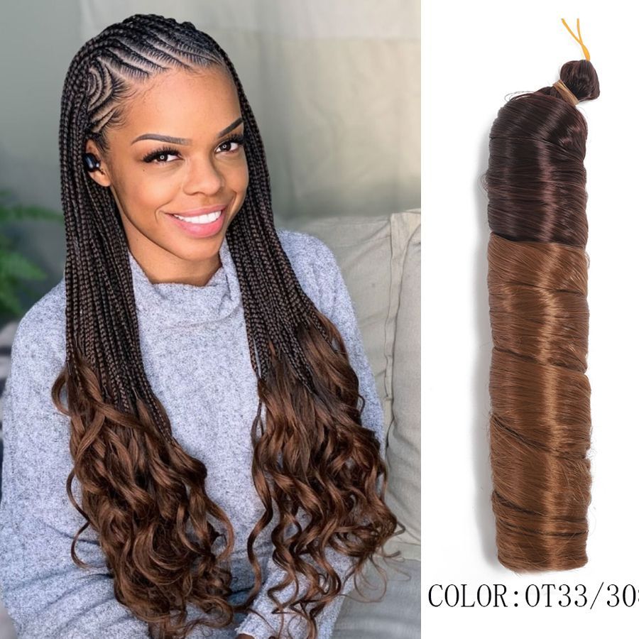 Loose Wave Bulk Braiding Hair, 24 Inch - product view 1