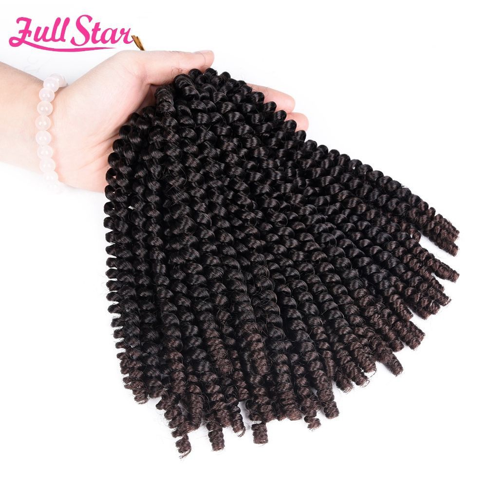 Spring Twist Crochet Hair, 8 Inch - product view 6