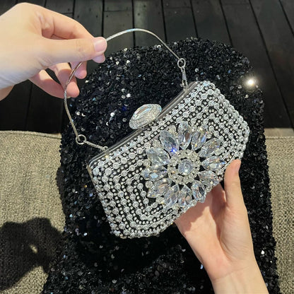 Floral Crystal Evening Clutch