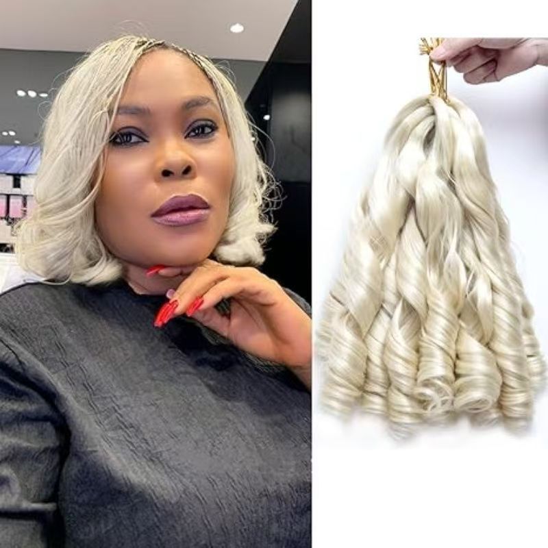 Spiral French Curl Hair, 12 Inch - product view 7