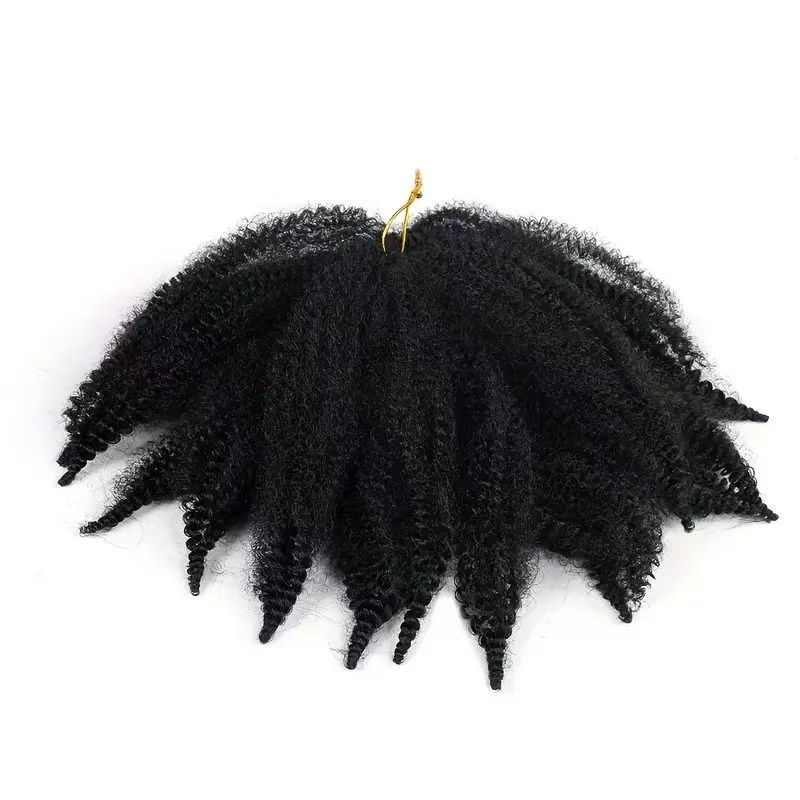 Afro Kinky Curly Marley Braids, 8 Inch - product view 2