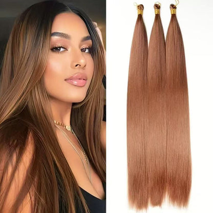 Straight Bulk Hair Extensions - product view 1