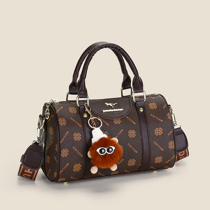 Large-Capacity Printed Shoulder & Crossbody Handbag