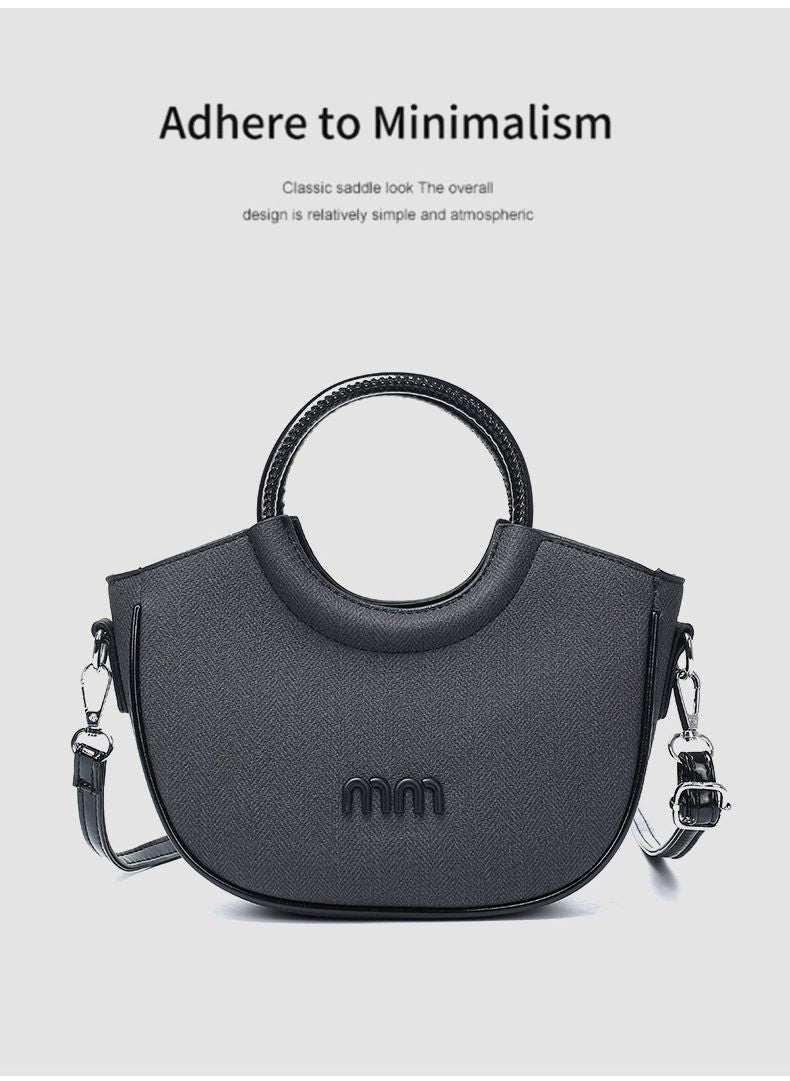 Basket-Style Top-Handle Commuter Handbag