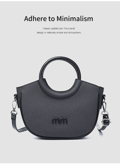 Basket-Style Top-Handle Commuter Handbag