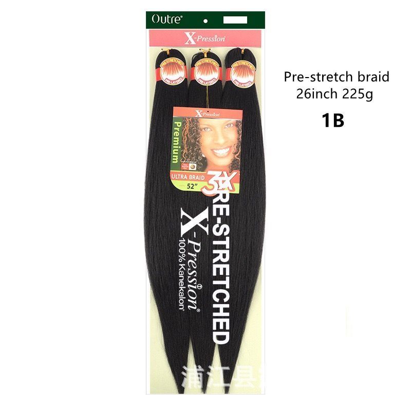 3X Pre-Stretched Braiding Hair, 225g - product view 4