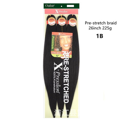 3X Pre-Stretched Braiding Hair, 225g - product view 4