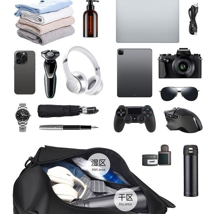 Large-Capacity Business & Gym Travel Duffel