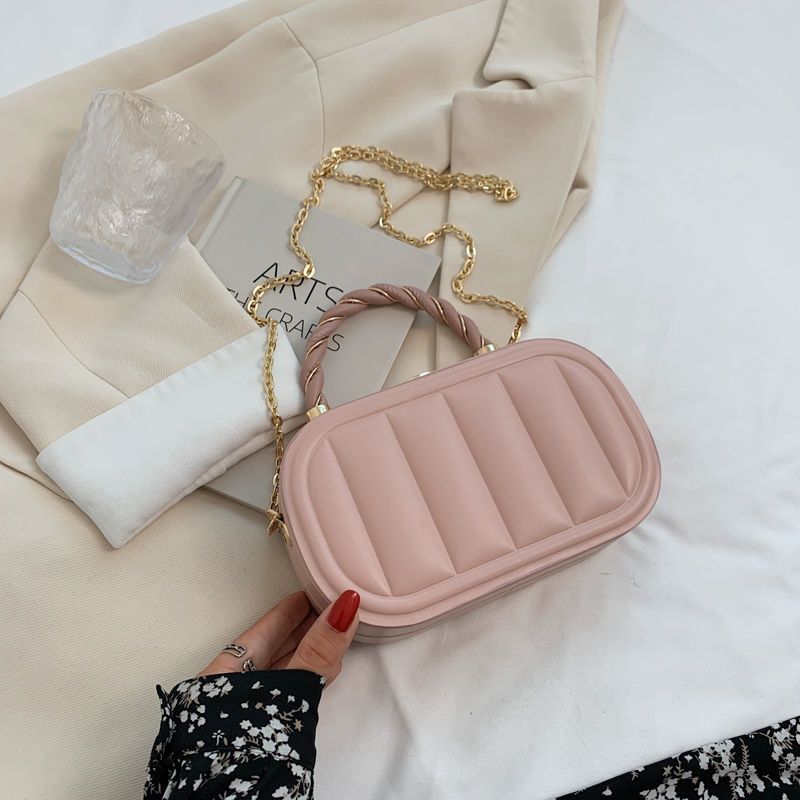 Mini Cosmetic Box Bag With Chain Strap