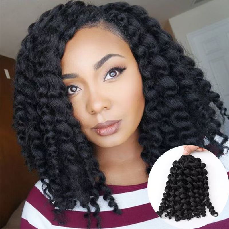 Wand Curl Crochet Braids, 8 Inch - product view 1