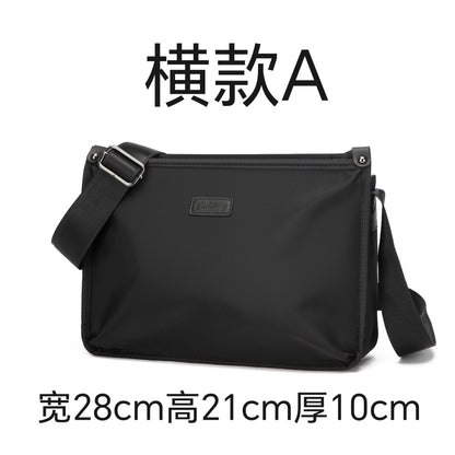 Men's Large-Capacity Multi-Compartment Oxford Shoulder Bag
