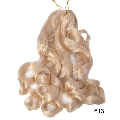Spiral Curl Bulk Braiding Hair, 22 Inch - product view 5
