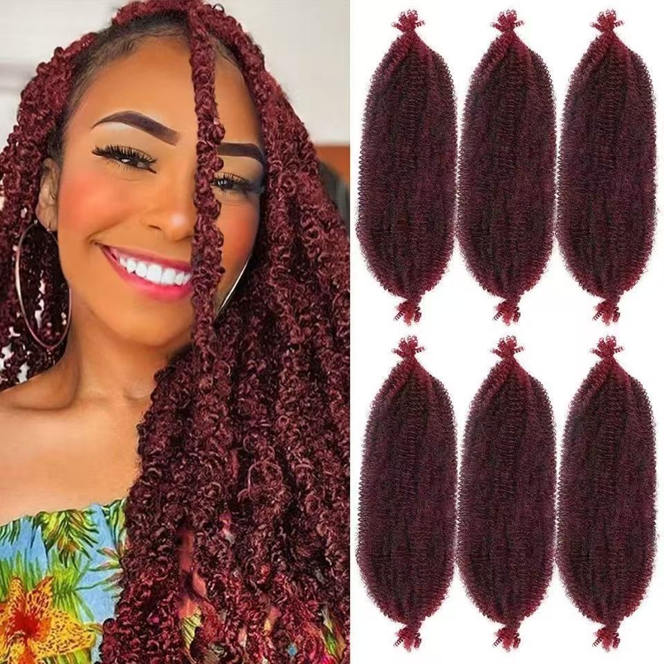 Springy Afro Kinky Twist Hair, 24 Inch - product view 4