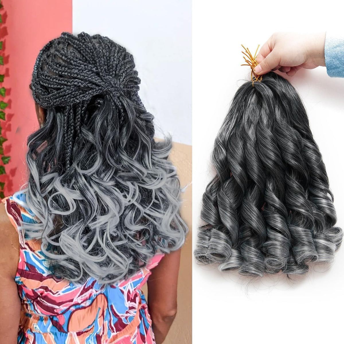 French Curl Braiding Hair, 12 Inch - product view 1