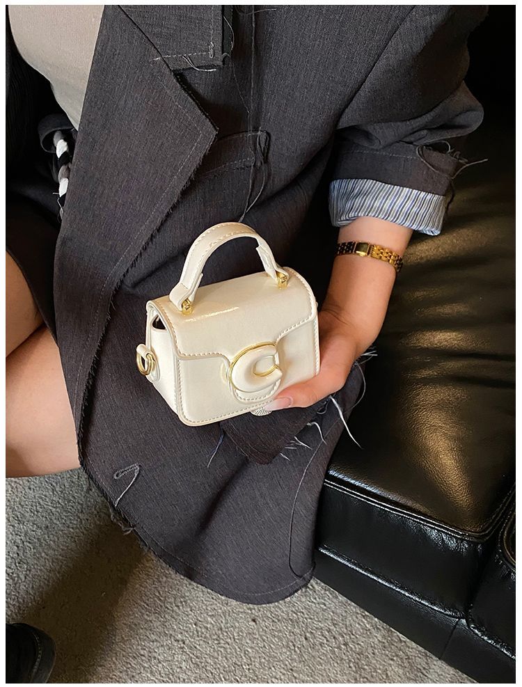 Girls' Mini Square Top-Handle Crossbody Bag