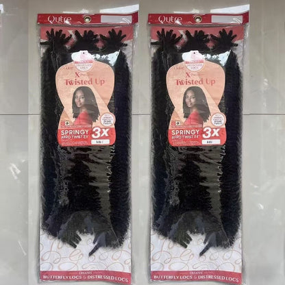 3X Kinky Curly Marley Braids - product view 2
