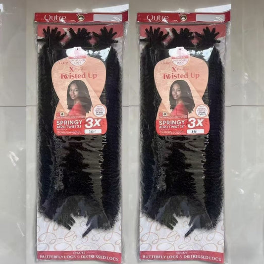 3X Kinky Curly Marley Braids - product view 2