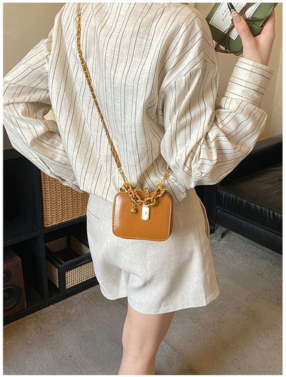 Girls' Mini Square Chain Crossbody Bag