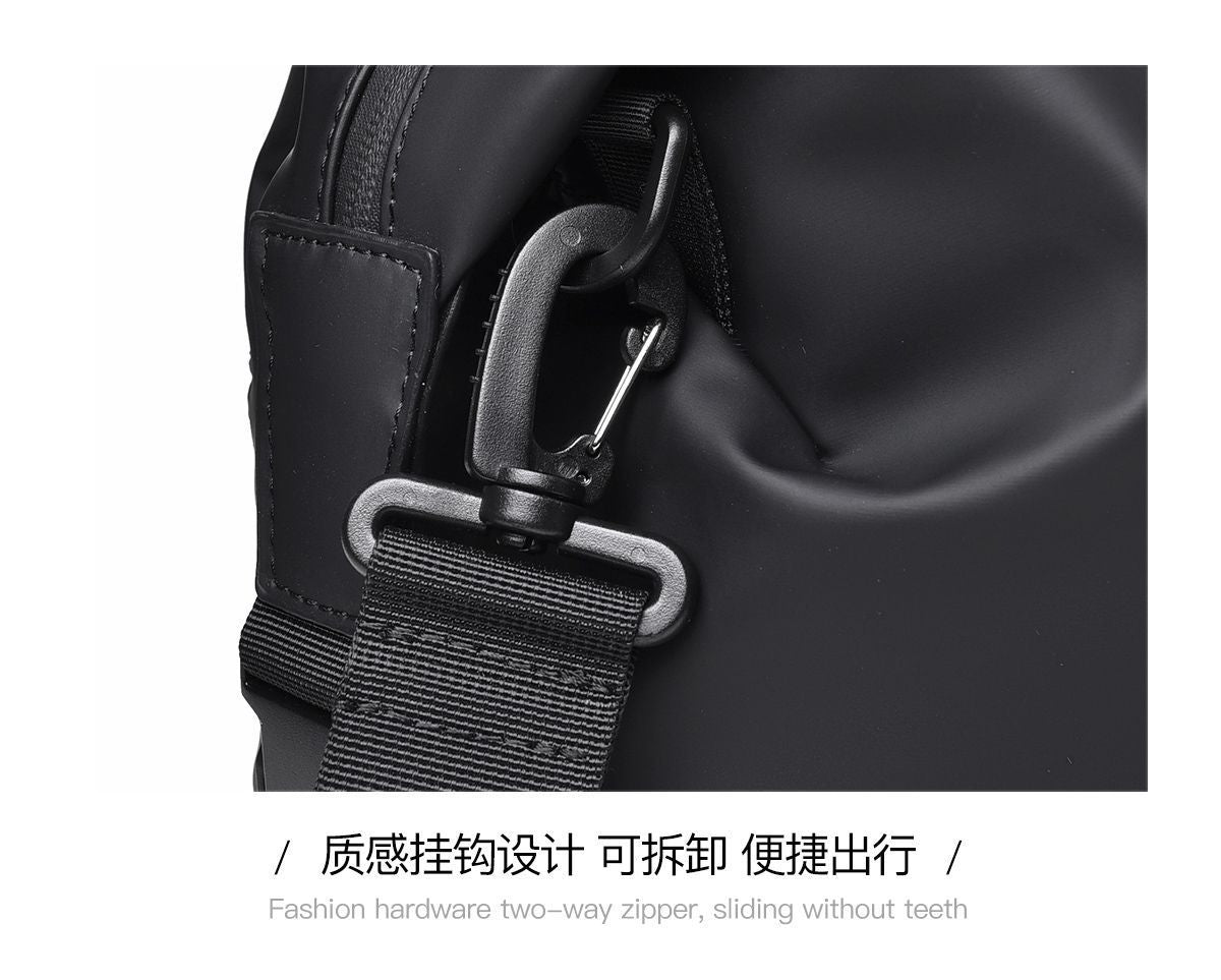 Large-Capacity Sports Travel Bag With Wet-Dry Compartments