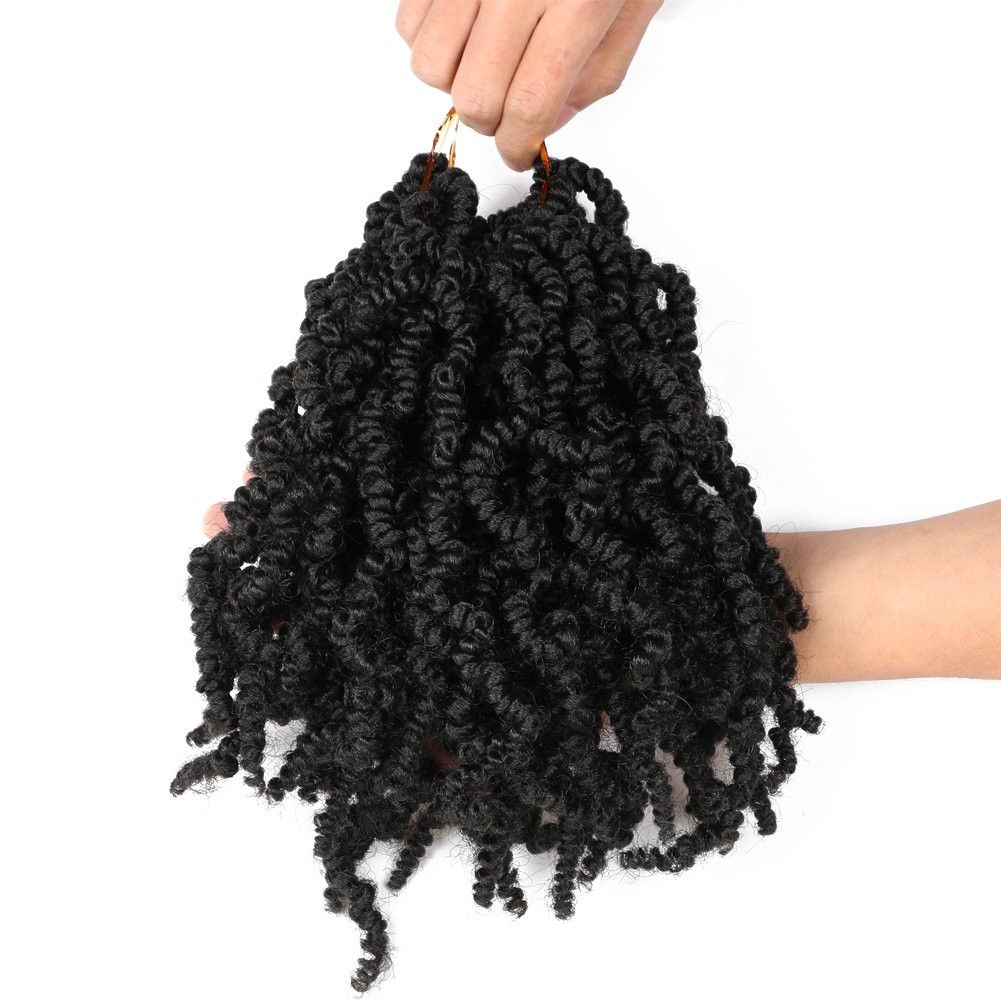 Short Spring Twist Crochet Hair, 10 Inch - product view 2