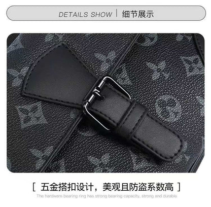 Men's Patterned Shoulder & Messenger Bag