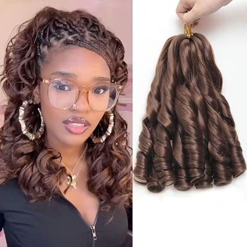 Spiral French Curl Hair, 12 Inch - product view 5