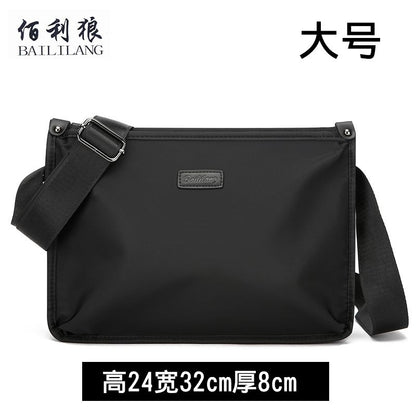 Men's Large-Capacity Oxford Commuter Crossbody Bag