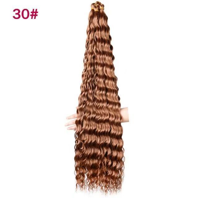 Deep Wave Bulk Braiding Hair, 22 Inch - product view 6