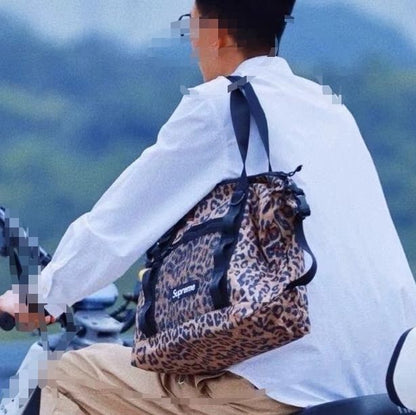 Unisex Solid-Color Nylon Shoulder Tote