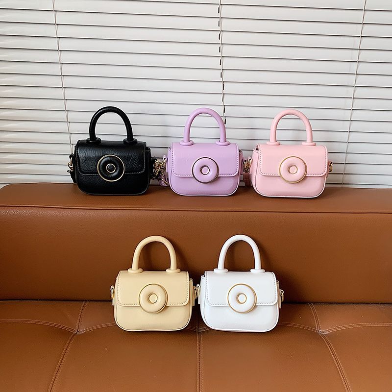 Girls' Candy-Color Saddle Crossbody Bag
