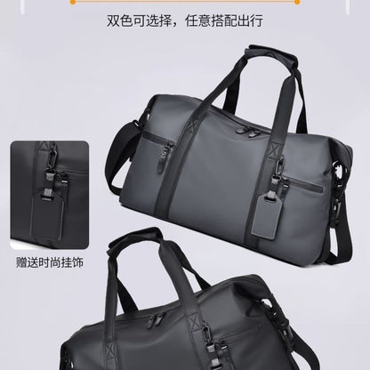 Large-Capacity Gym Duffel With Wet-Dry Compartments