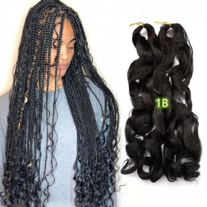 Spiral Curl Bulk Braiding Hair, 22 Inch - product view 20