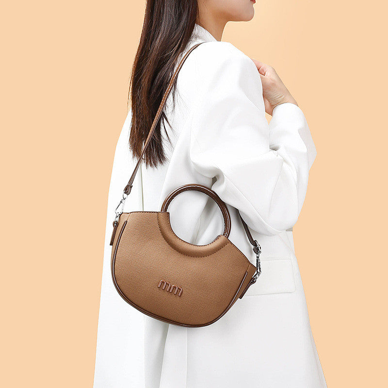 Basket-Style Top-Handle Commuter Handbag
