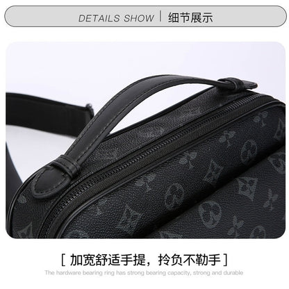 Men's Patterned Shoulder & Crossbody Bag