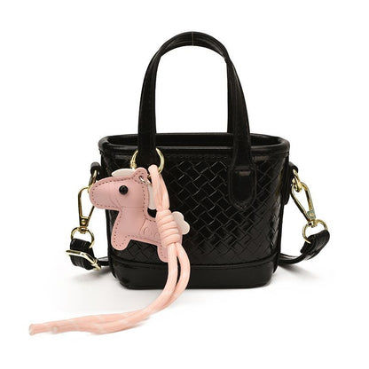 Girls' Yellow Mini Bucket Crossbody Bag