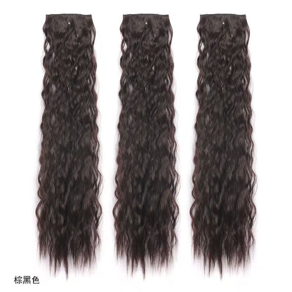 Single-Piece Wavy Clip-In Extensions - product view 4