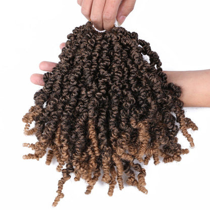 Short Spring Twist Crochet Hair, 10 Inch - product view 4